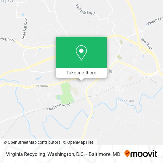 Mapa de Virginia Recycling