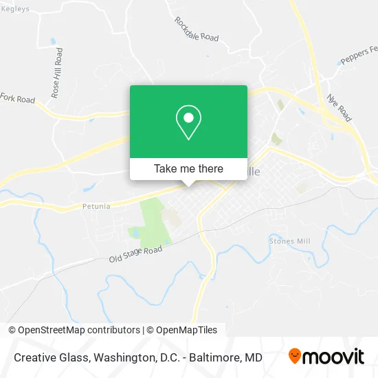 Creative Glass map