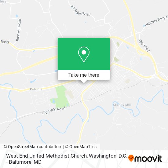 Mapa de West End United Methodist Church
