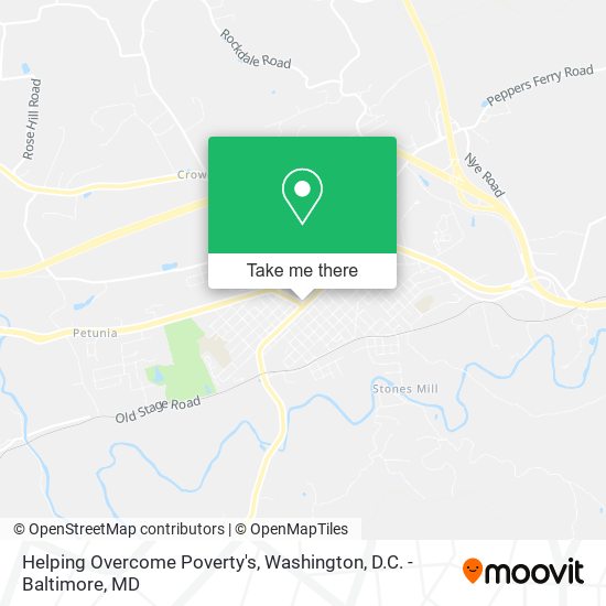 Mapa de Helping Overcome Poverty's