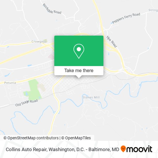 Collins Auto Repair map