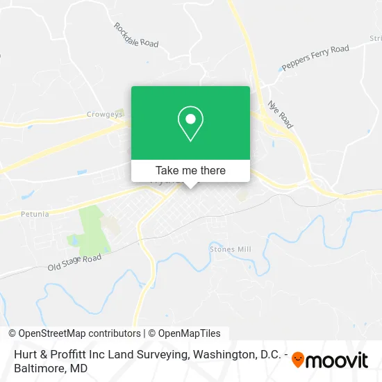 Hurt & Proffitt Inc Land Surveying map