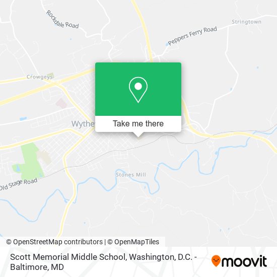 Scott Memorial Middle School map