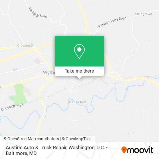 Mapa de Austin's Auto & Truck Repair