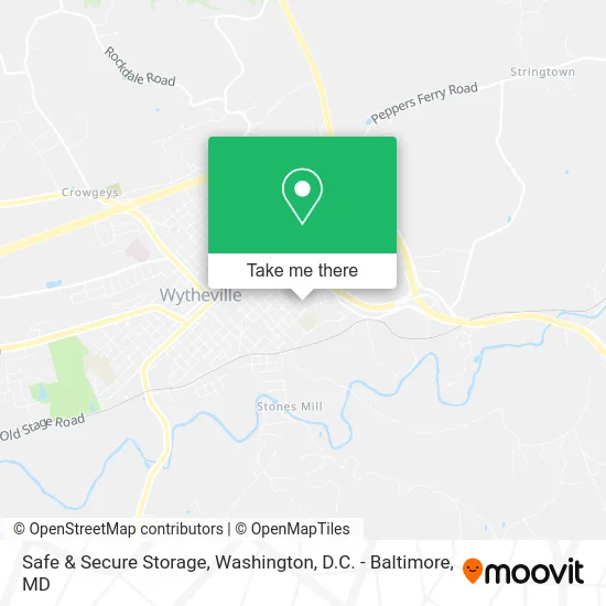 Safe & Secure Storage map