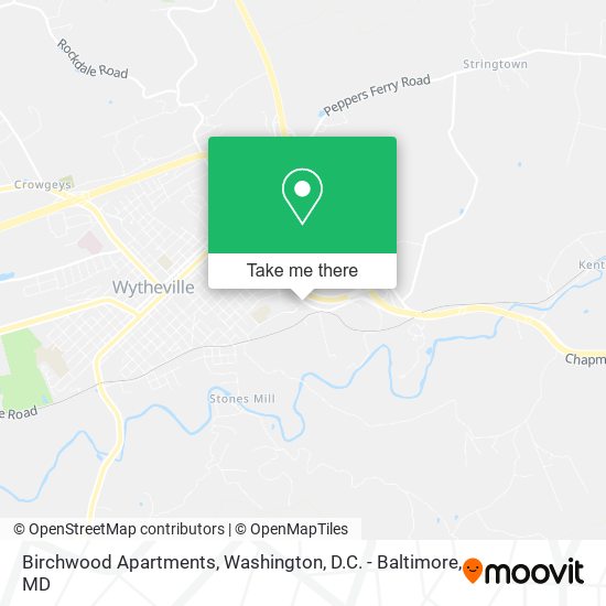 Birchwood Apartments map