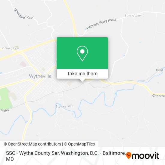 Mapa de SSC - Wythe County Ser