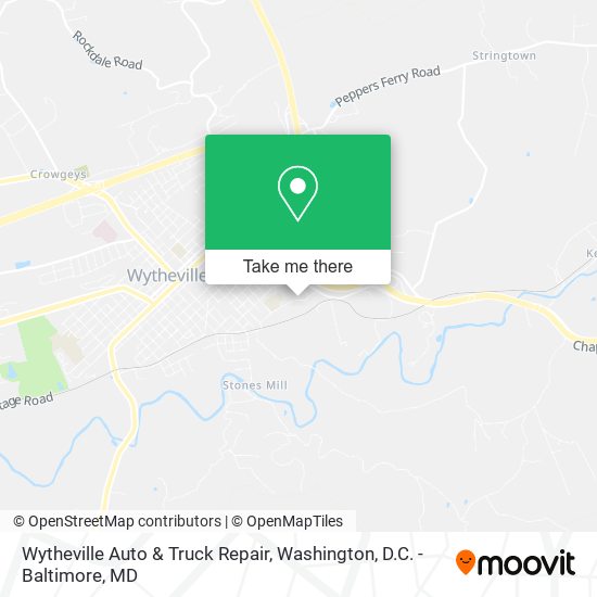 Wytheville Auto & Truck Repair map