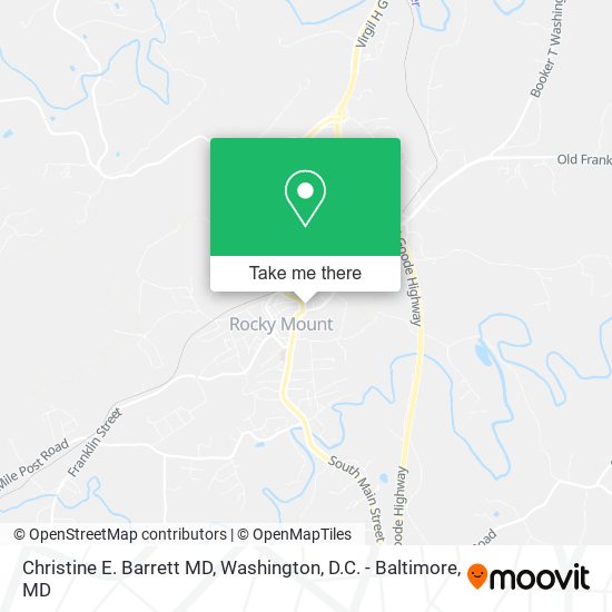 Mapa de Christine E. Barrett MD
