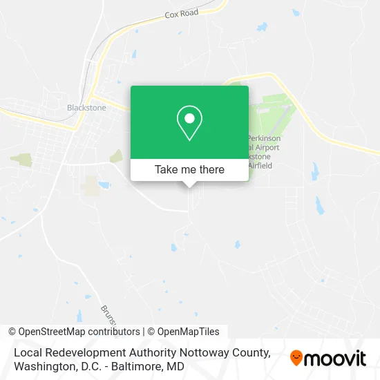 Local Redevelopment Authority Nottoway County map