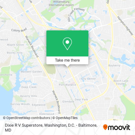 Dixie R V Superstore map