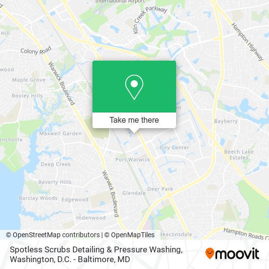 Mapa de Spotless Scrubs Detailing & Pressure Washing