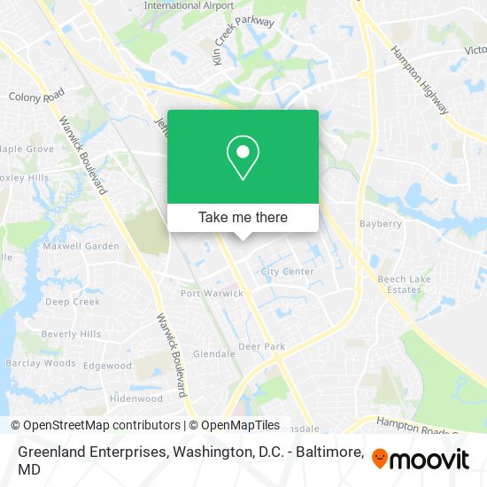 Mapa de Greenland Enterprises