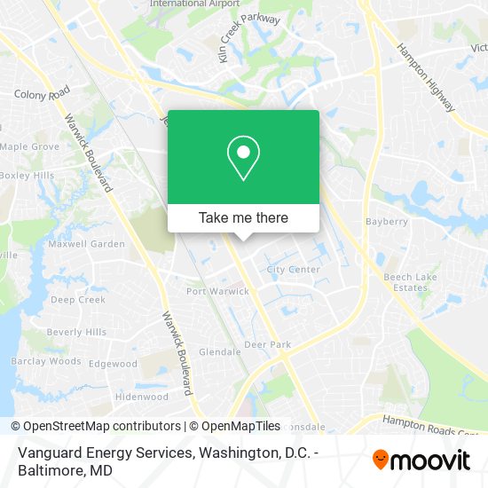 Vanguard Energy Services map