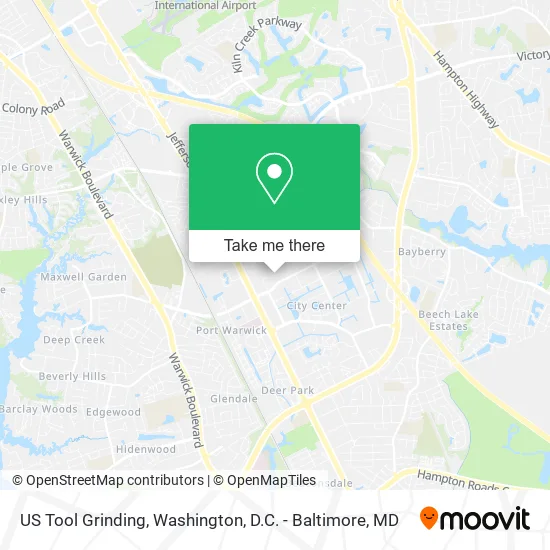 US Tool Grinding map