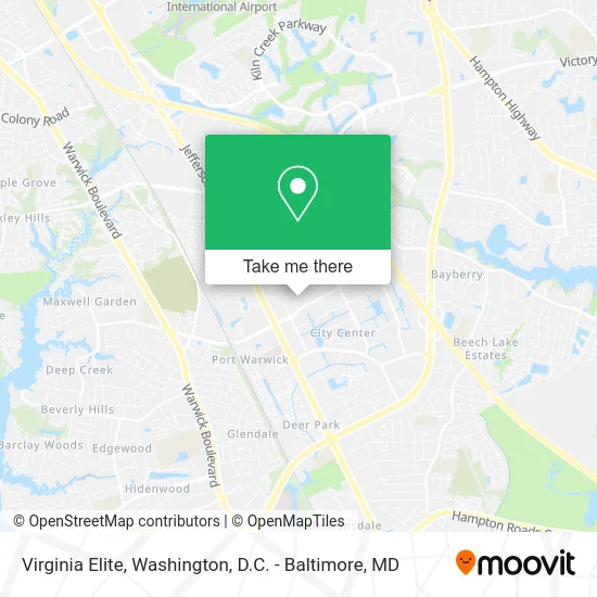 Virginia Elite map