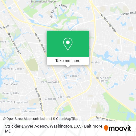 Mapa de Strickler-Dwyer Agency