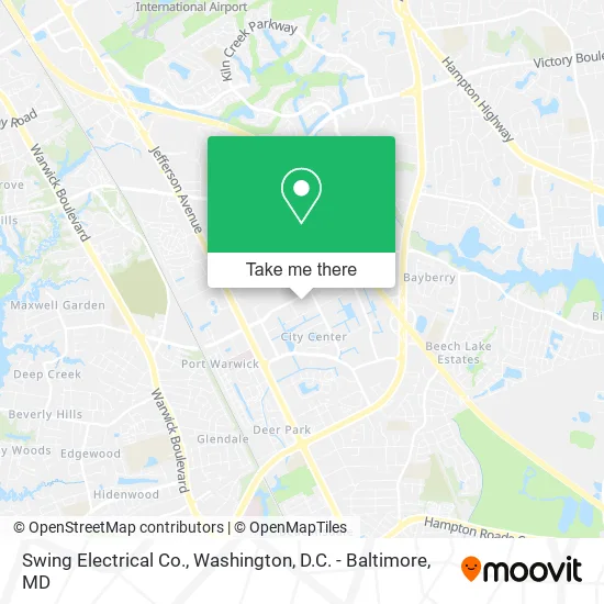 Swing Electrical Co. map