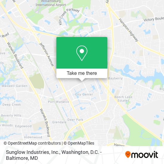 Mapa de Sunglow Industries, Inc.