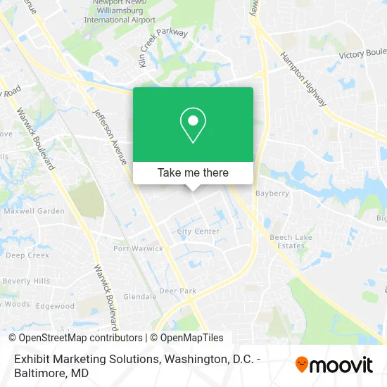Exhibit Marketing Solutions map