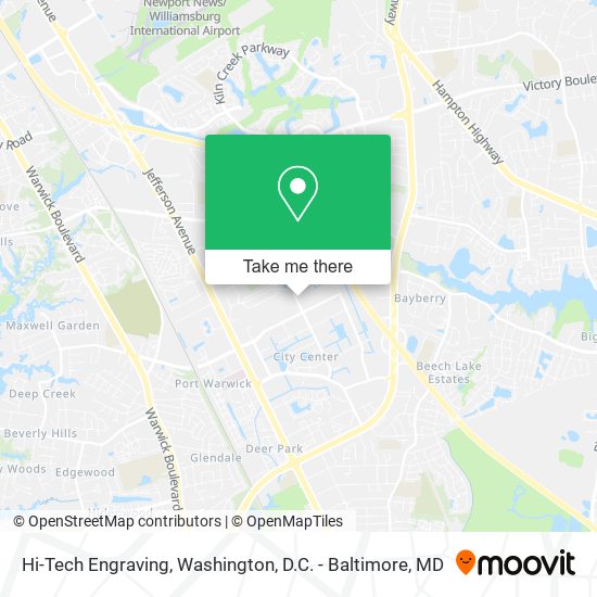 Hi-Tech Engraving map