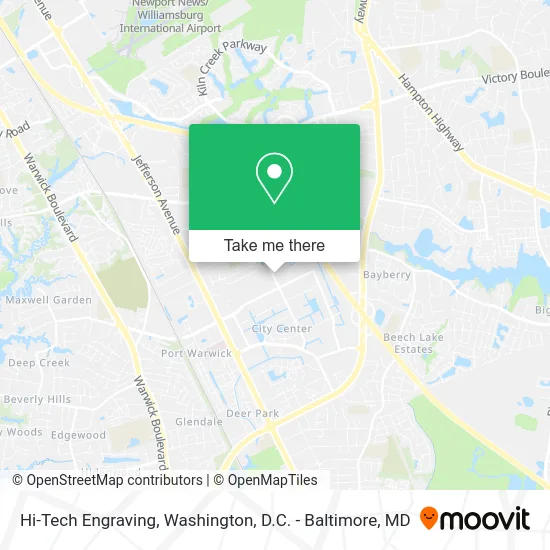 Hi-Tech Engraving map