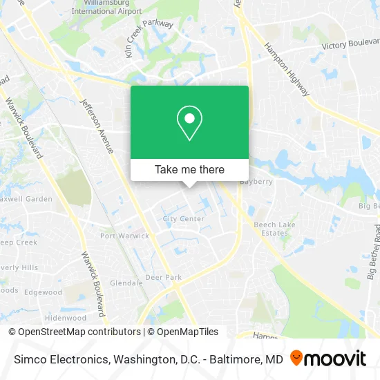 Simco Electronics map