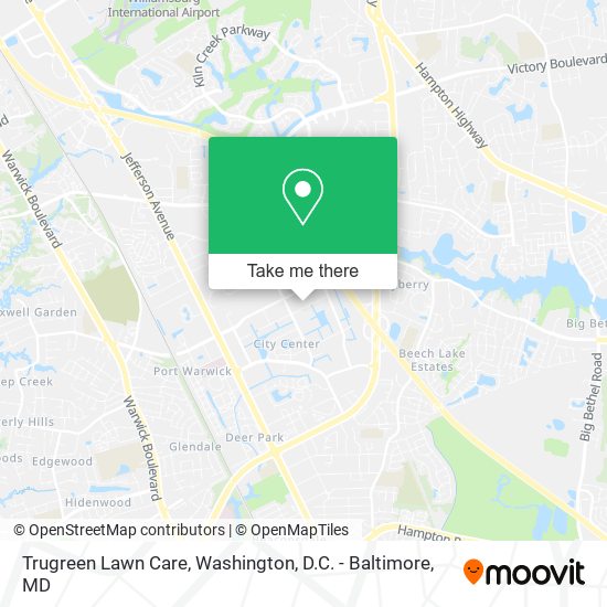 Trugreen Lawn Care map