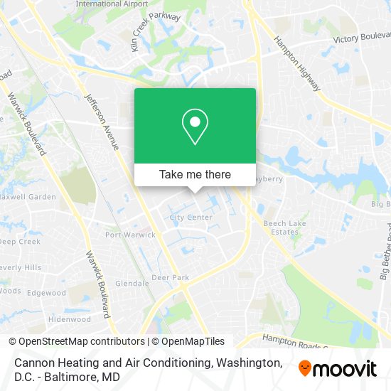 Cannon Heating and Air Conditioning map