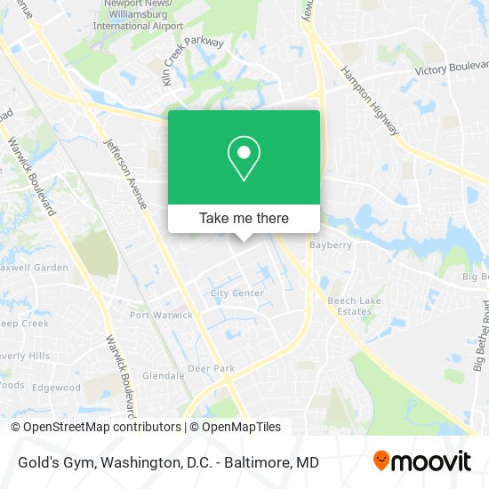 Mapa de Gold's Gym