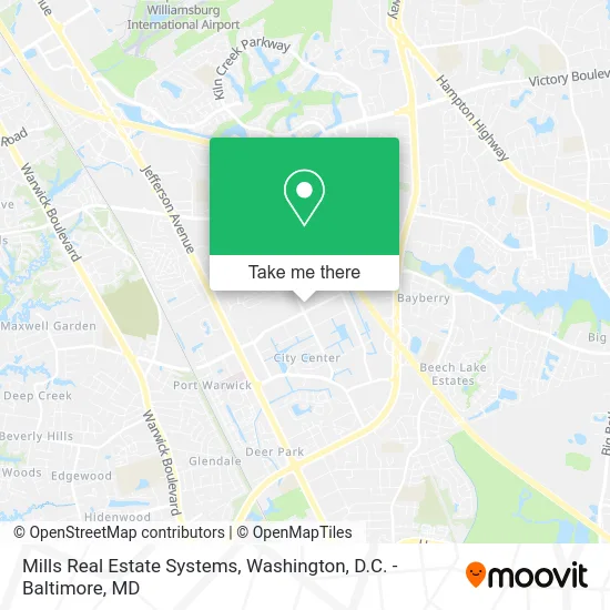 Mills Real Estate Systems map