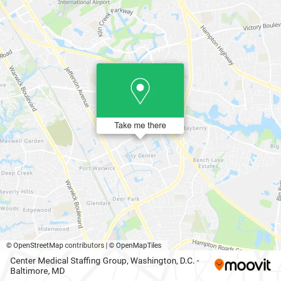 Center Medical Staffing Group map