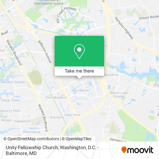 Unity Fellowship Church map