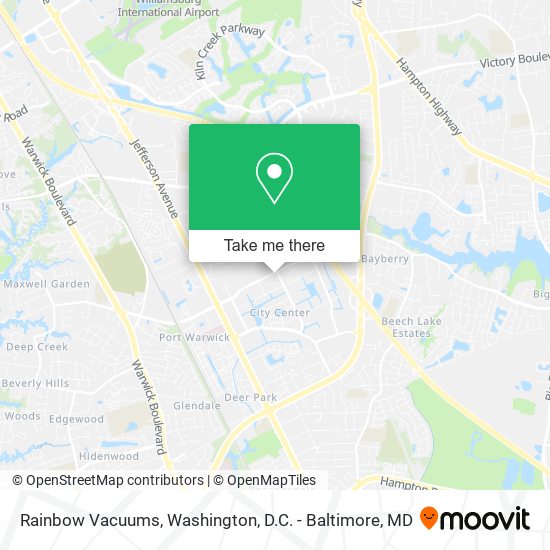 Rainbow Vacuums map