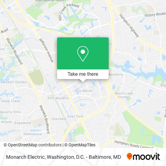 Mapa de Monarch Electric