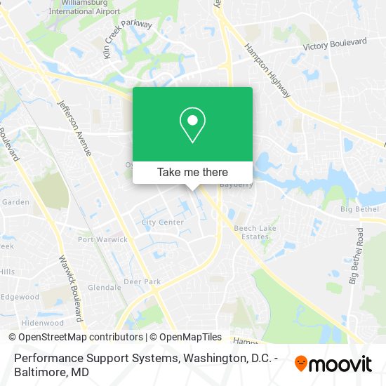 Performance Support Systems map