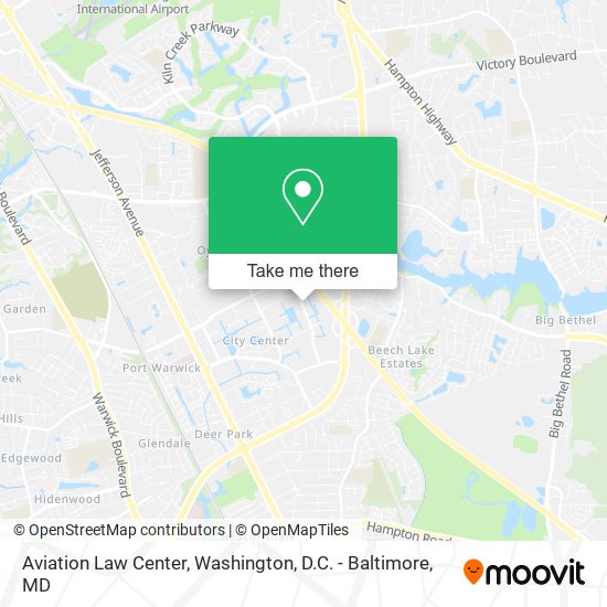 Aviation Law Center map