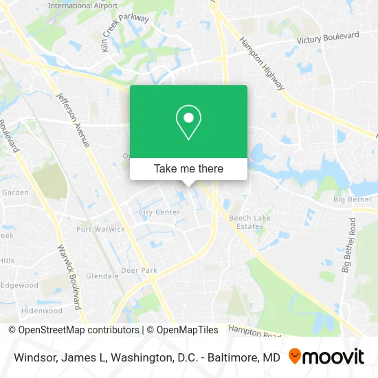 Windsor, James L map