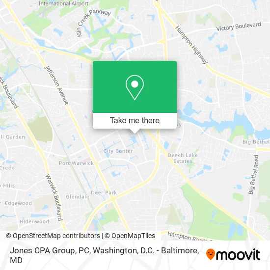 Jones CPA Group, PC map