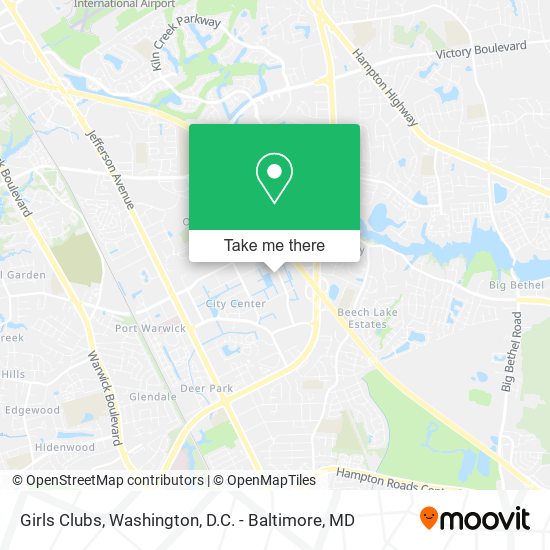 Girls Clubs map