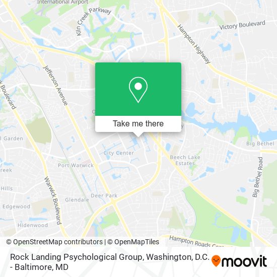 Mapa de Rock Landing Psychological Group