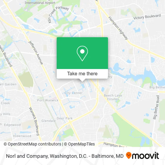 Norl and Company map