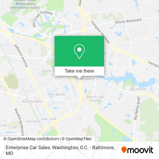 Enterprise Car Sales map