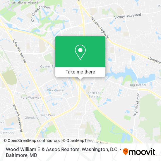 Mapa de Wood William E & Assoc Realtors