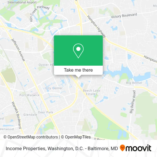 Income Properties map