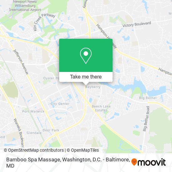 Bamboo Spa Massage map