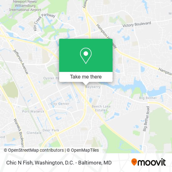 Chic N Fish map