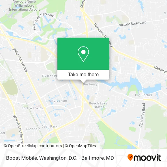 Boost Mobile map
