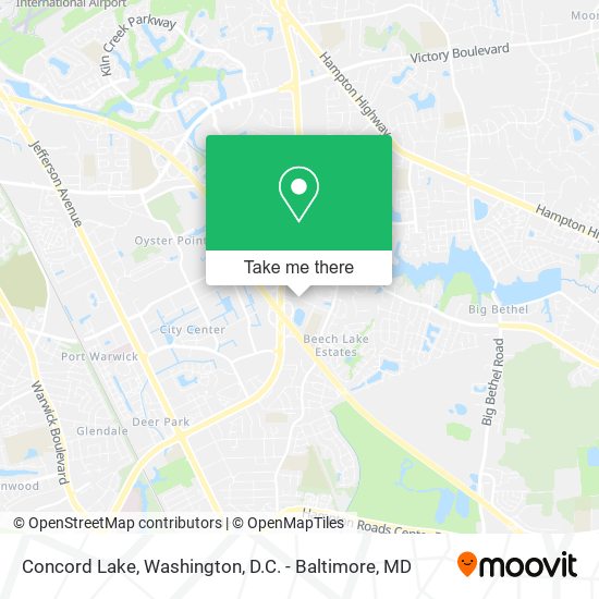Concord Lake map