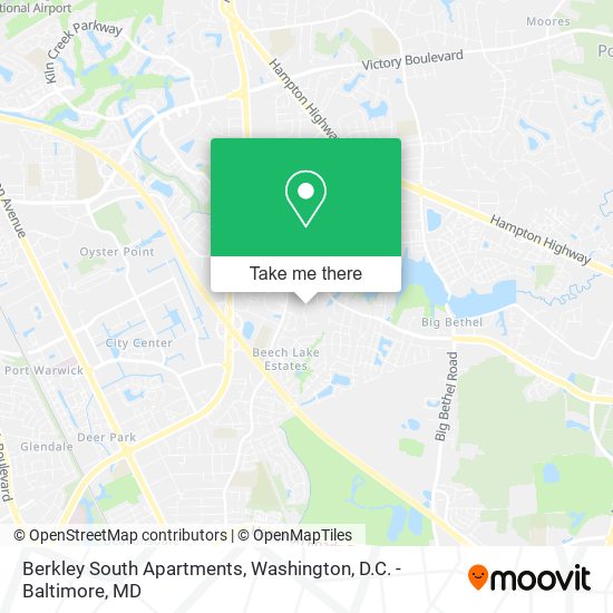 Berkley South Apartments map
